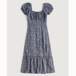 Hollister On-or-Off Shoulder Ruched Midi Dress